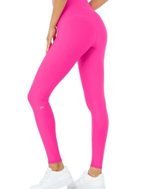 ALO Yoga High-Waist Leggings in Bright Pink